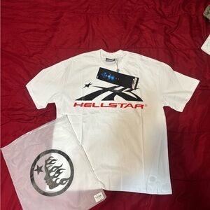 Hellstar White Short Sleeve Tee